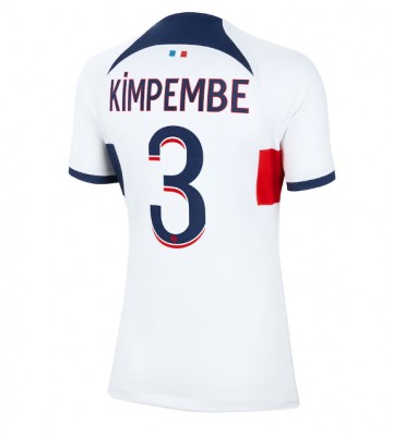 Maillot de foot Paris Saint-Germain Presnel Kimpembe #3 Extérieur Femmes 2023-24 Manches Courte